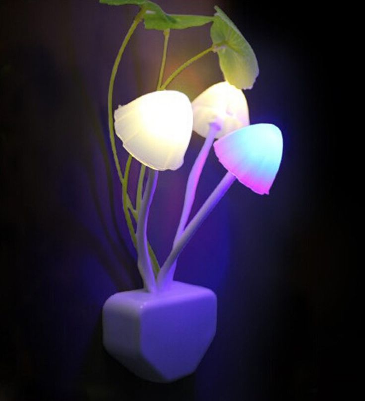 ROMANTIC MULTI COLORFUL SENSOR LED MUSHROOM NIGHT LIGHT