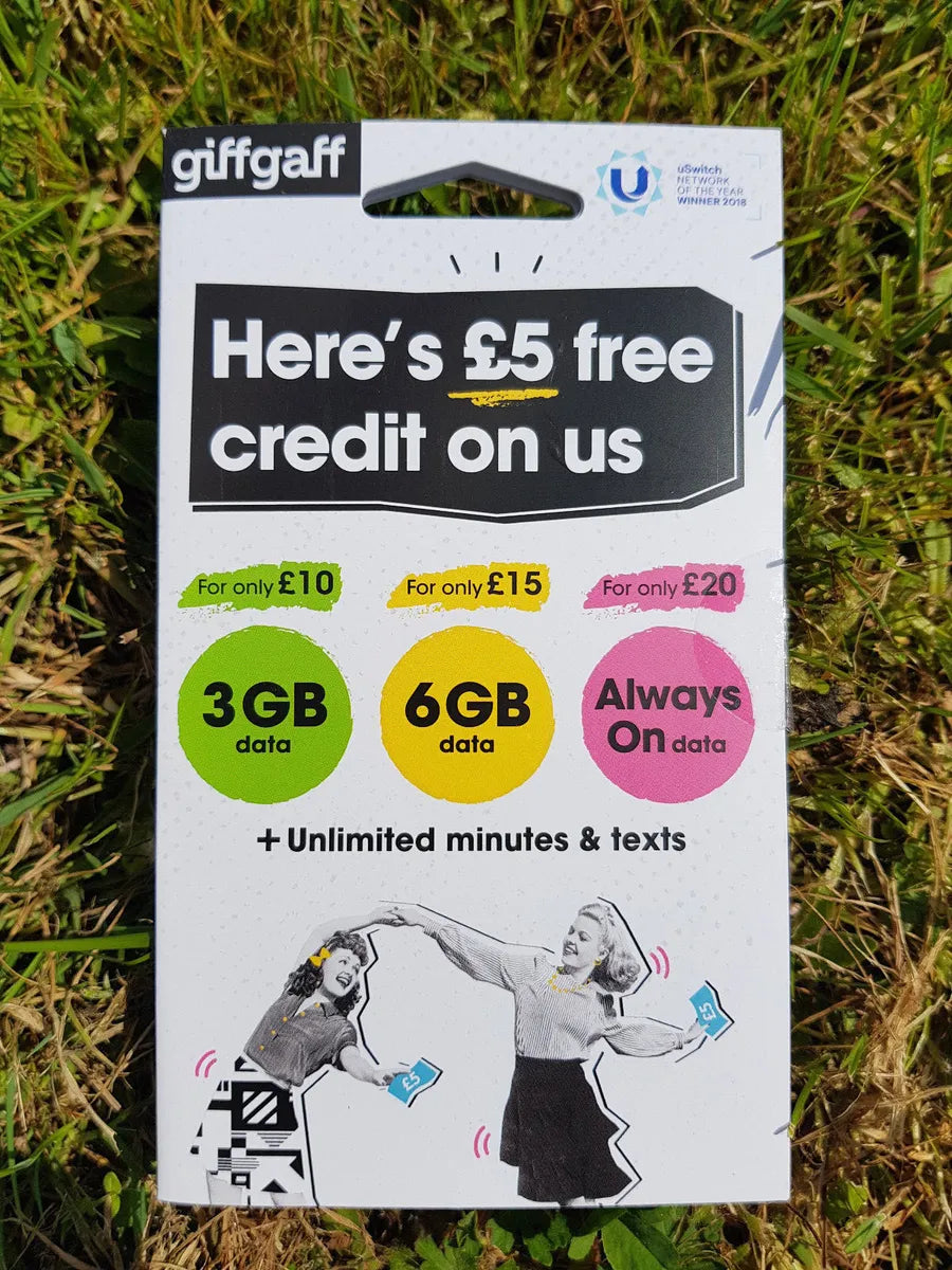 GiffGaff UK SIM IN PAKISTAN