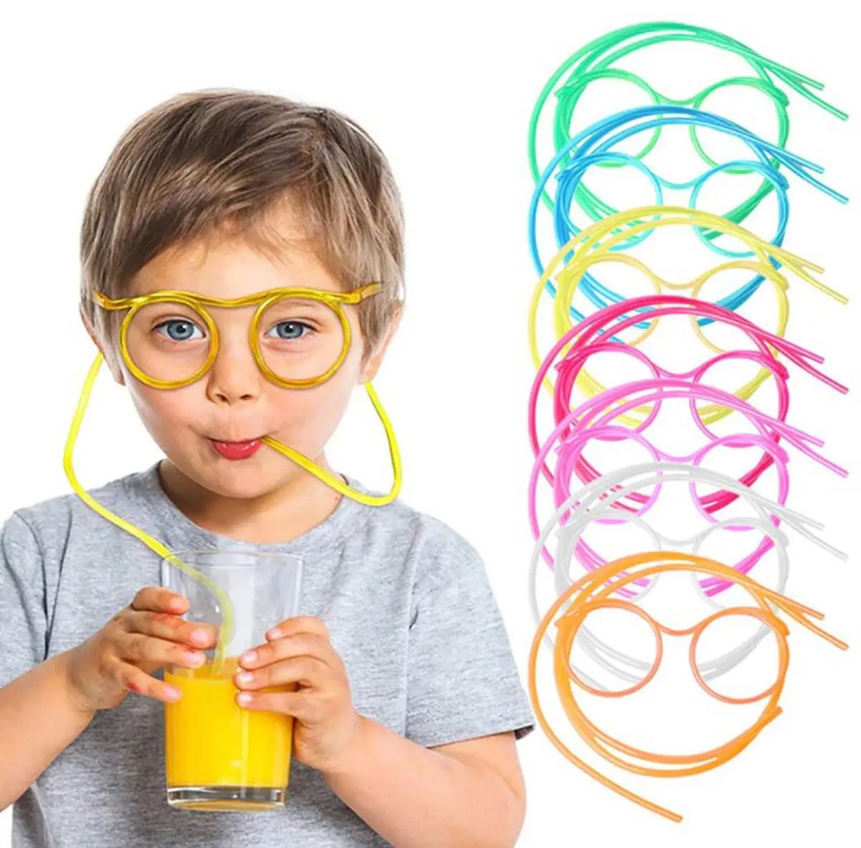 Fun and Whimsical Crazy Glasses Straws