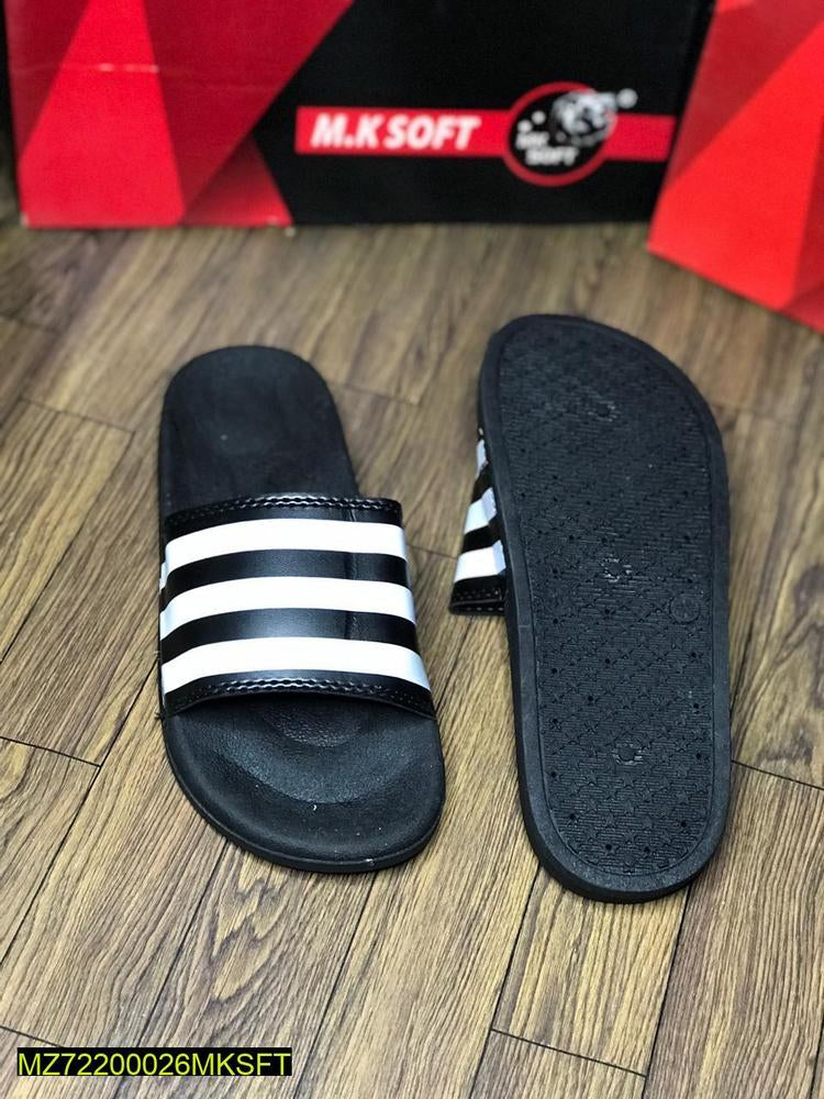 M.K Soft Synthetic Men's Slides On Lightweight Material - SLPVC002