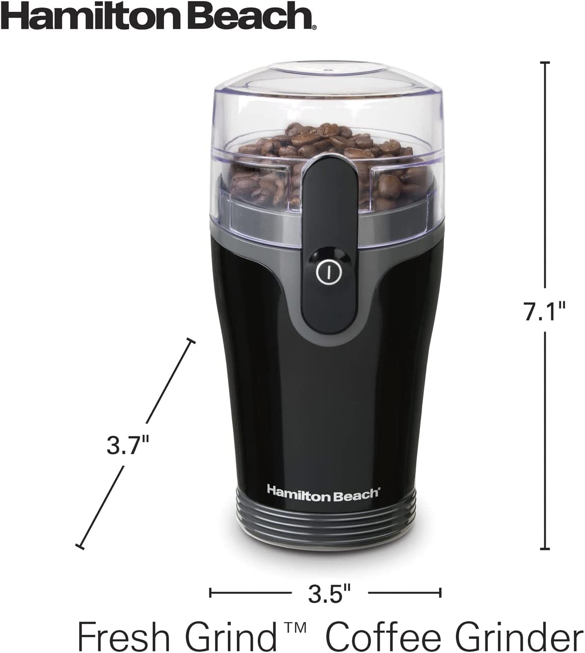 Efficient Stainless Steel Coffee Grinder: Hamilton Beach Fresh