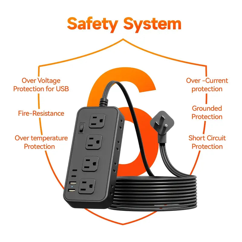 1pc Multi-functional Power Strip