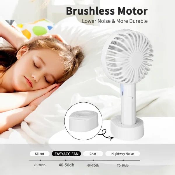 Handheld Spray Fan Creative Gift Students Portable Desktop Outdoor Humidifying Table Small Diplo pore Fan