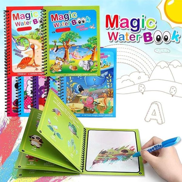 Magic Water Coloring Book For Kids. (random Color )