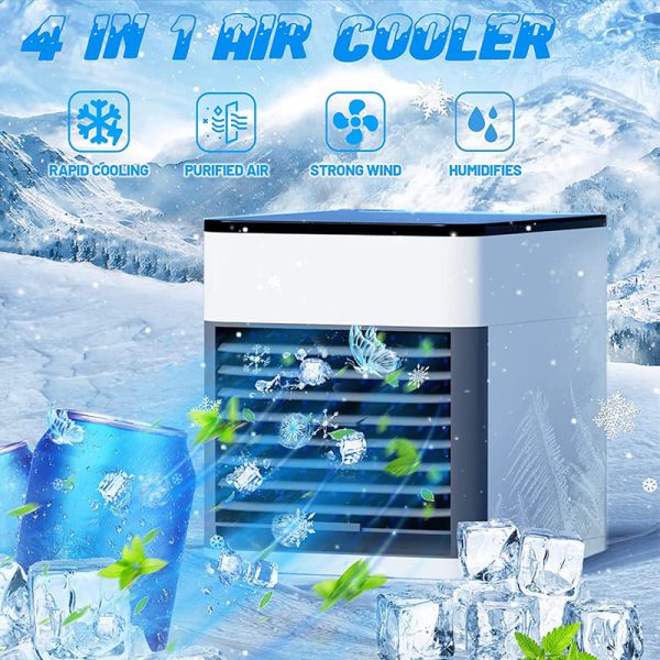 Mini Air Conditioning Cooling Fan Multifunction Usb New Household Portable Air Conditioner Humidifier Strong Wind | Protable Fan | Portable Air Cooler (random Color)