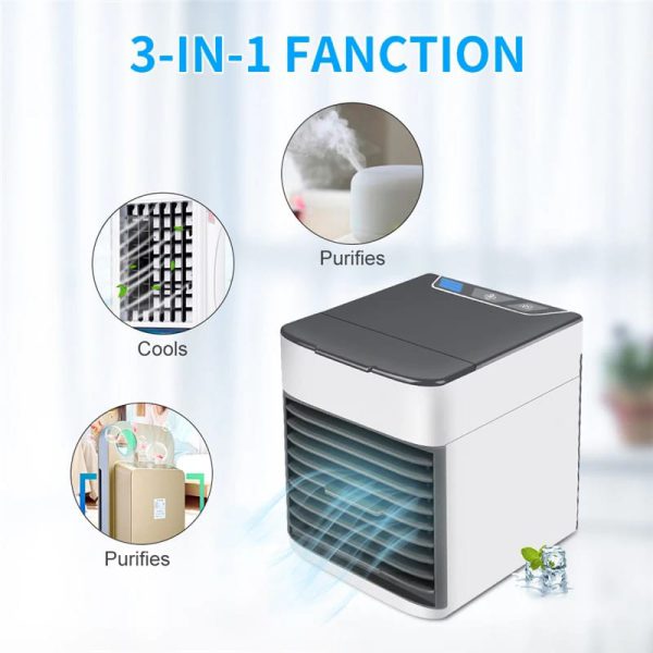 Mini Air Conditioning Cooling Fan Multifunction Usb New Household Portable Air Conditioner Humidifier Strong Wind | Protable Fan | Portable Air Cooler (random Color)