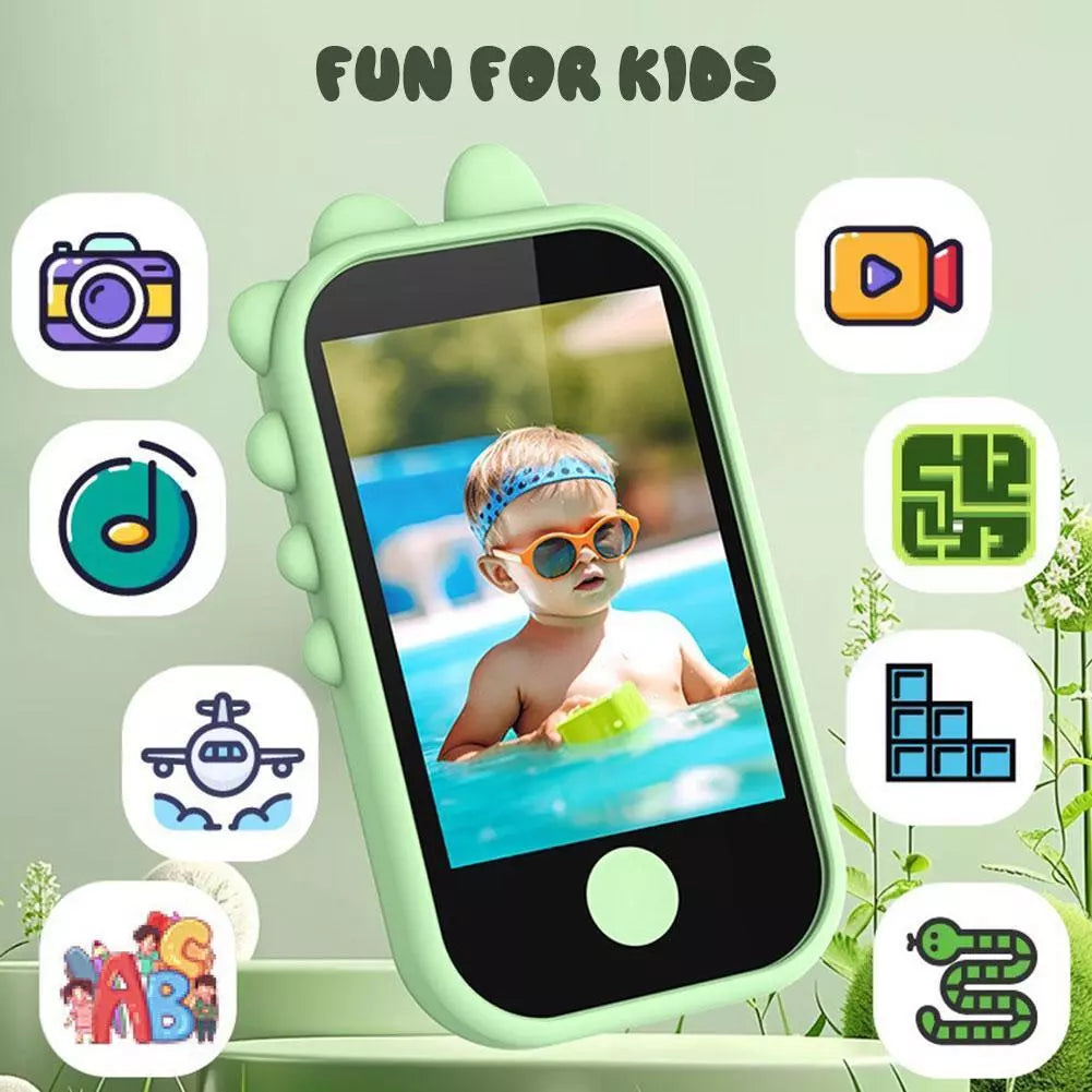 Kids Mini Phone with Learner Smartwatch Video Recorder Children Silica Case