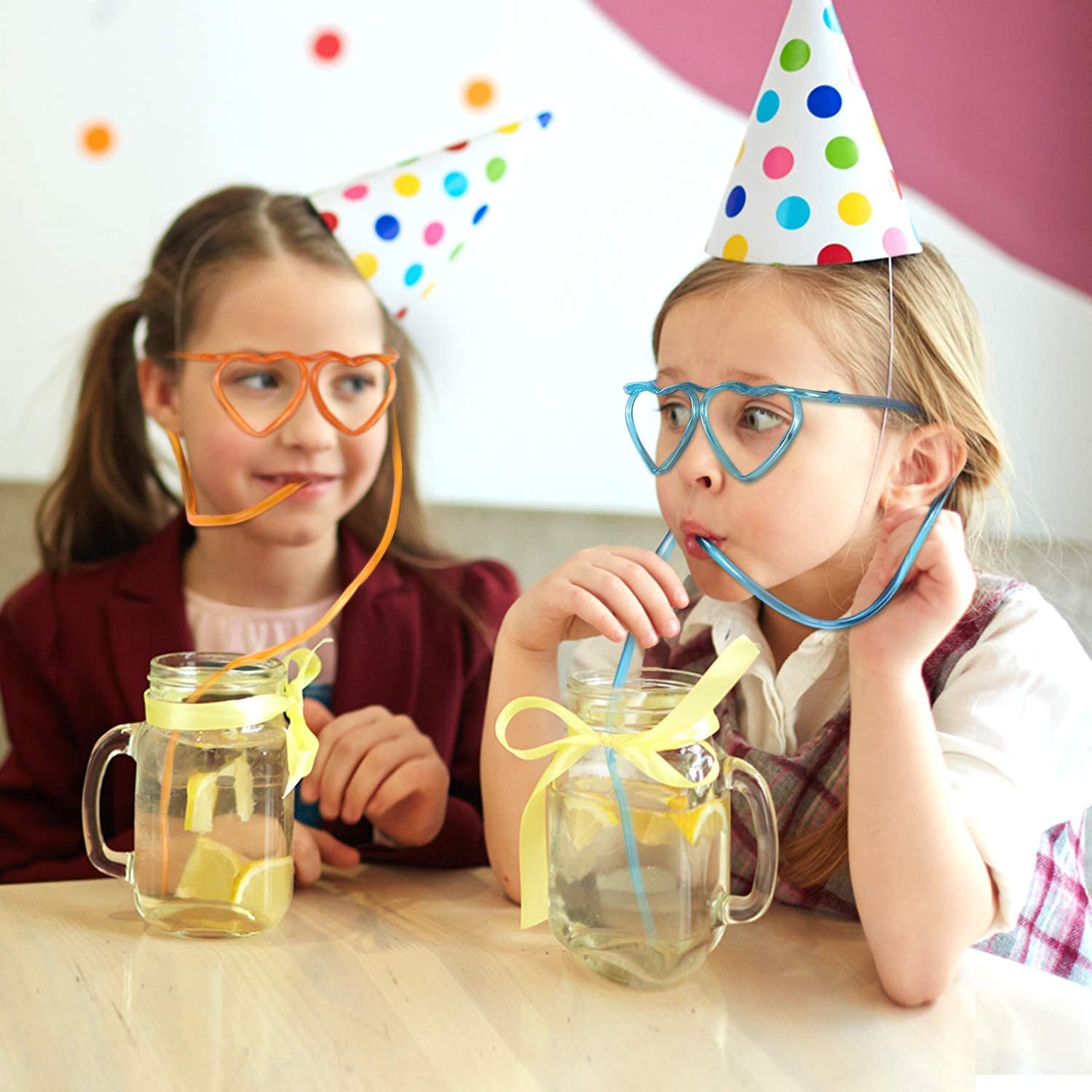 Fun and Whimsical Crazy Glasses Straws