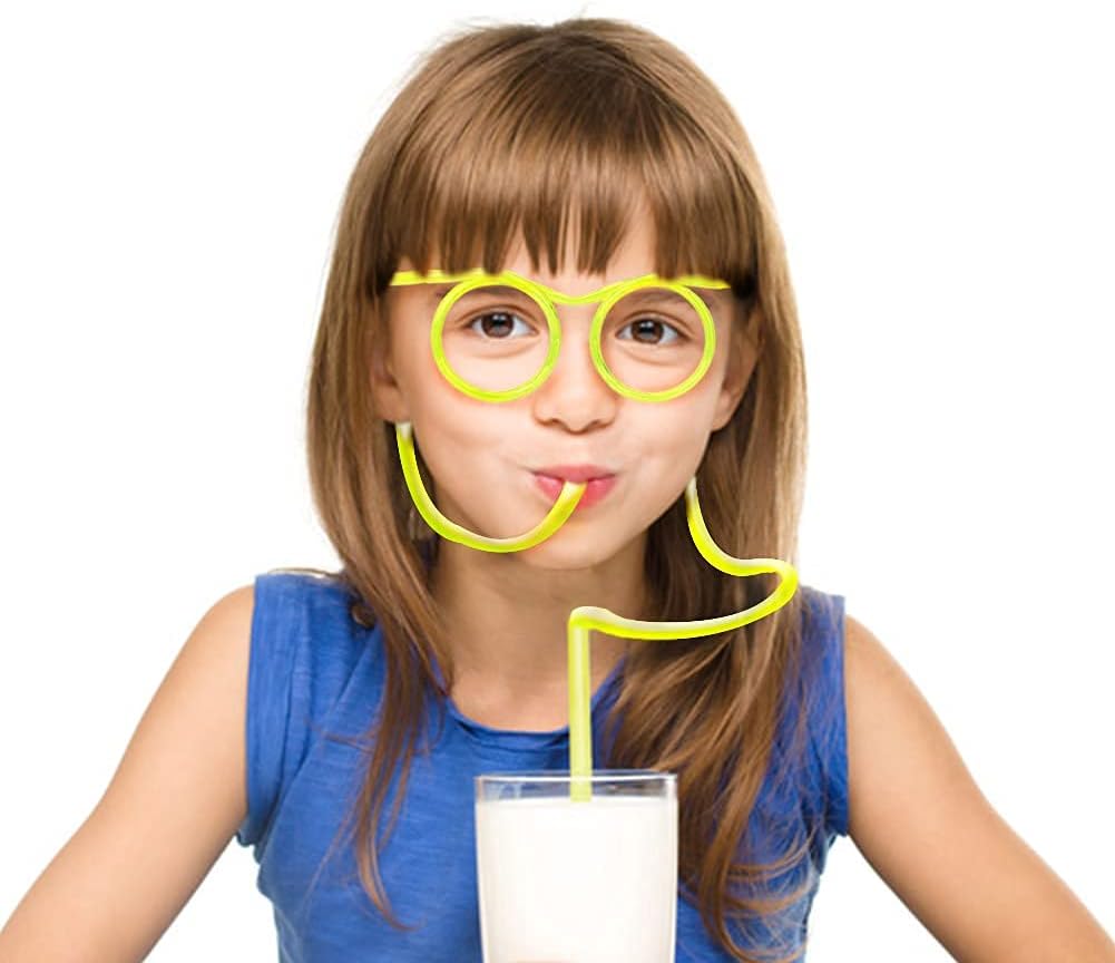 Fun and Whimsical Crazy Glasses Straws